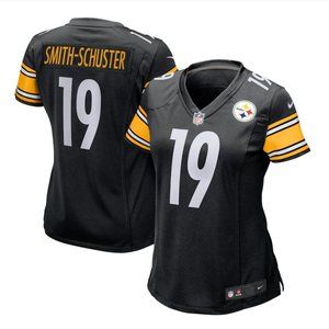 NWOT Women’s Pittsburgh Steelers Nike Black Game Jersey #19 JuJu Smith-Schuster
